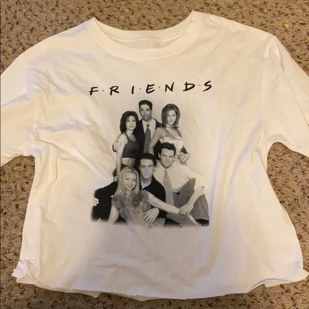 NWOT “Friends” crop tee